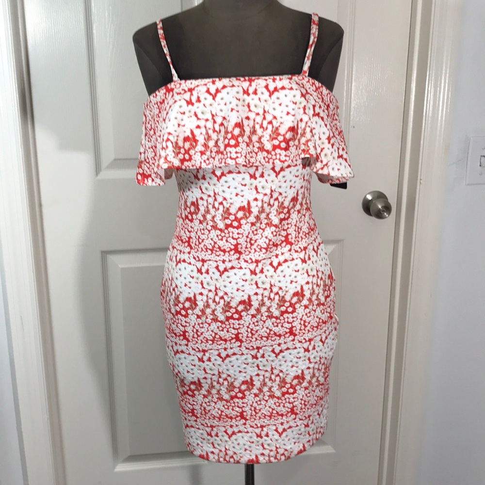 NWT Guess Strapless Dress w/ removable Straps